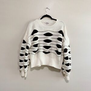 Nanette by Nanette Lepore Geometric Knit Sweater Size X-Large